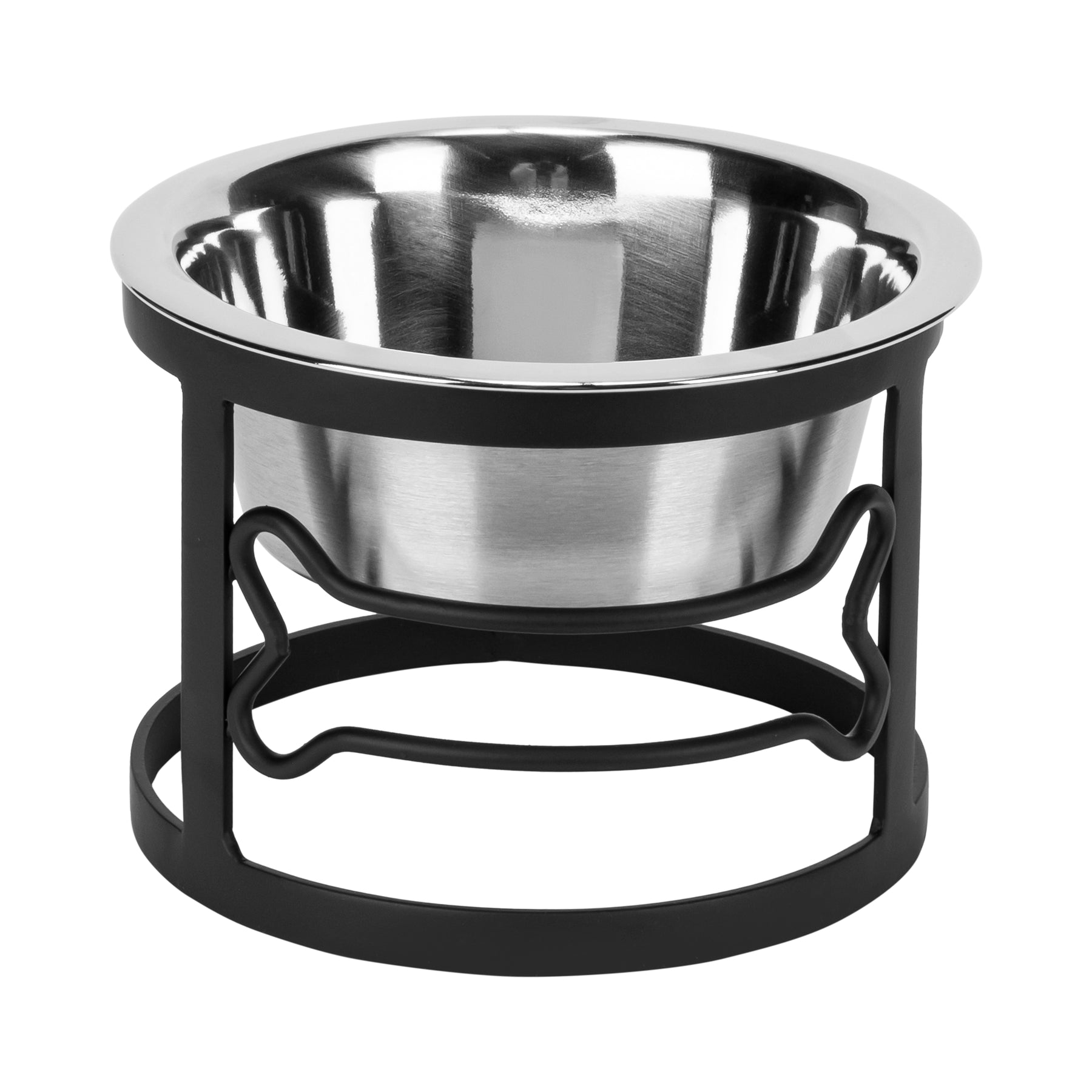 Small/ Large Size Double Dog Bowl Pet Feeding Station Stainless Steel Water  and Food Bowls Feeder Solution for Small Dogs and Cats