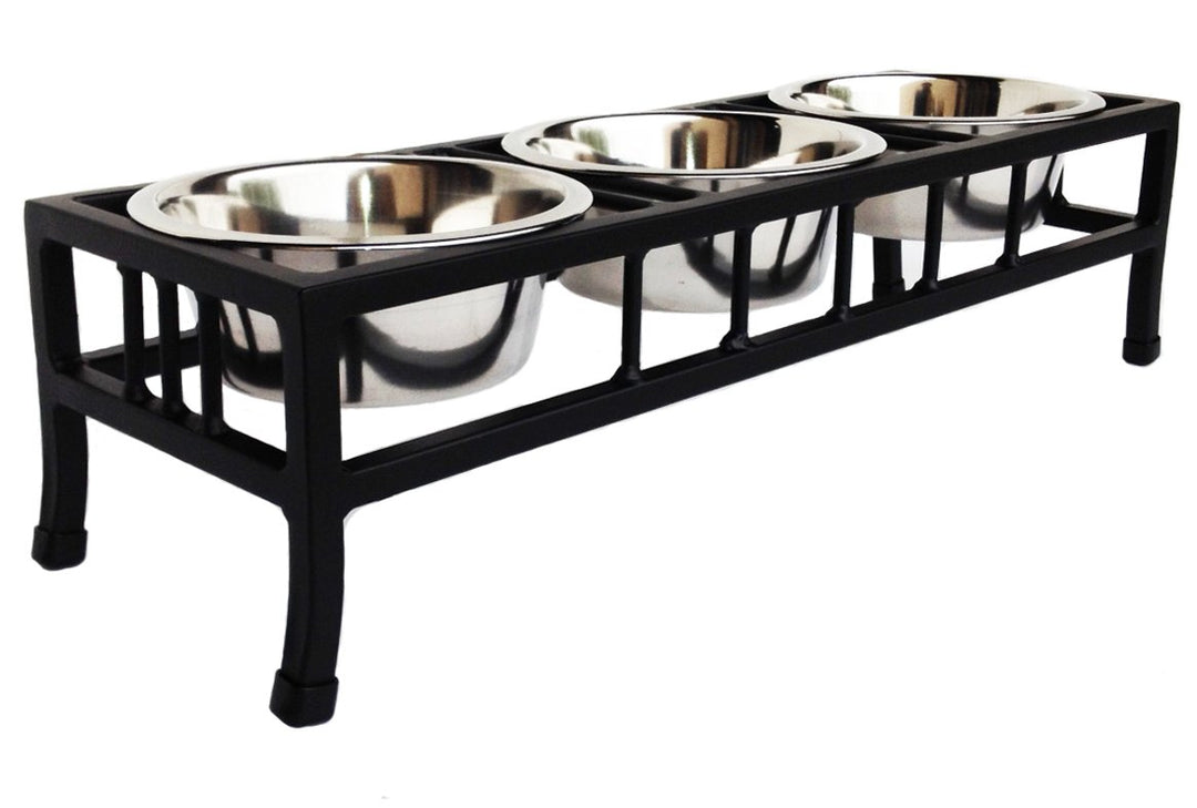Elevated double diner dog bowls on sale