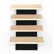 Loft Pet Steps - Modern Steps for Pets - Non Slip Wood and Metal Steps for Small and Elderly Dogs 