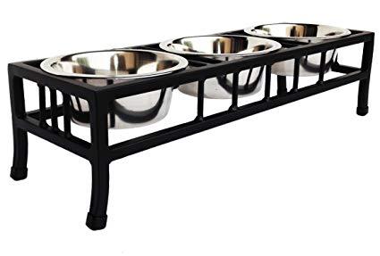 Tiny Oval Double Pet Diner by Pets Stop